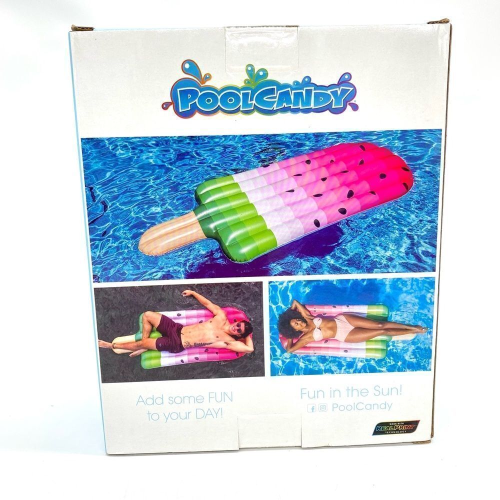 Pool Candy Watermelon Ice Pop Giant Pool Raft Float - Picture 4 of 5